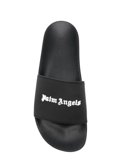 Shop Palm Angels Sneakers In Black Whit
