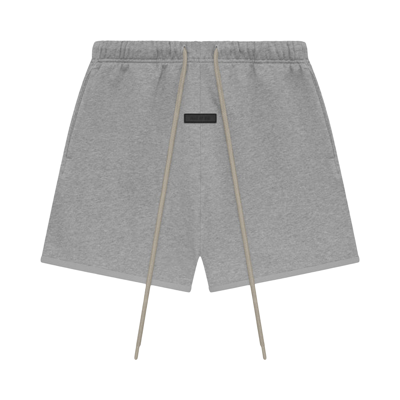 Pre-owned Essentials Fear Of God  Sweatshort 'dark Heather Oatmeal' In Grey