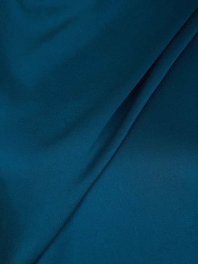 Shop Safiyaa Crystal Maxi Dress In Blau Cobalt