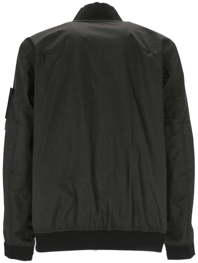 Shop Stone Island Jackets In Black