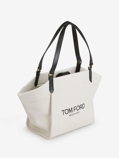 Shop Tom Ford M Amalfi Tote Bag In Ivori