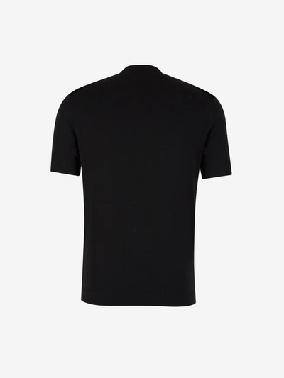 Shop Tom Ford Plain Knit T-shirt In Negre