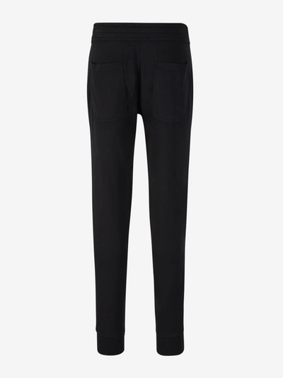 Shop Tom Ford Ribbed Hem Joggers In Negre