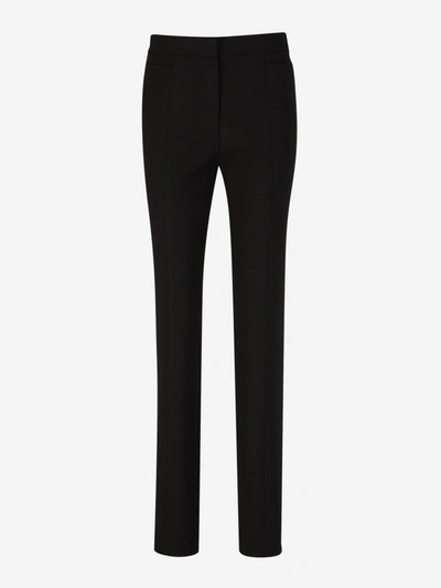 Shop Totême Slim Fit Formal Pants In Negre