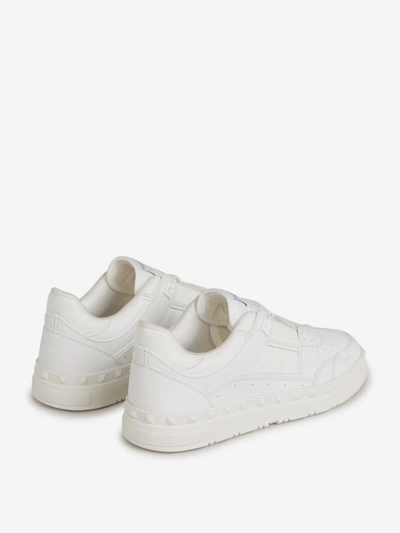 Shop Valentino Garavani Freedots Xl Sneakers In Blanc