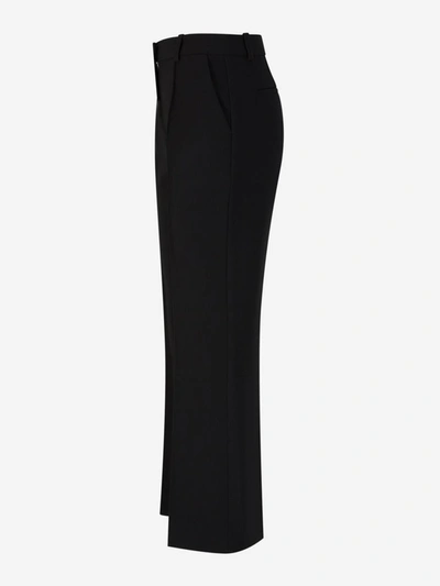 Shop Victoria Beckham Plain Formal Pants In Negre