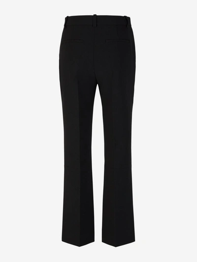 Shop Victoria Beckham Plain Formal Pants In Negre