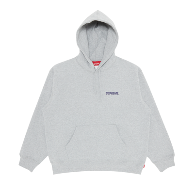 Pre-owned Supreme Crown Hooded Sweatshirt 'heather Grey'