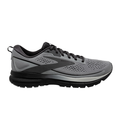 Pre-owned Brooks Trace 3 2e Wide 'grey Ebony'