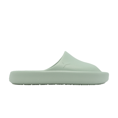 Pre-owned Puma Shibui Cat Slide 'green Fog'