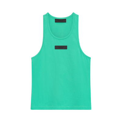 Pre-owned Essentials Fear Of God  Tank Top 'mint Leaf' In Green