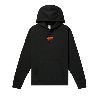 Pre-owned Nike Sb X Concepts Fleece Hoodie 'black/orange'