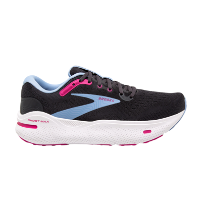 Pre-owned Brooks Wmns Ghost Max Wide 'ebony Open Air' In Black