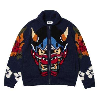 Pre-owned Palace Demon Cowichan Knit 'blue'