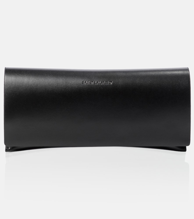 Saint Laurent Sl 652 Solace Aviator Sunglasses In Black