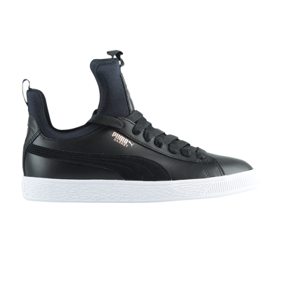 Pre-owned Puma Wmns Basket Fierce 'black White'