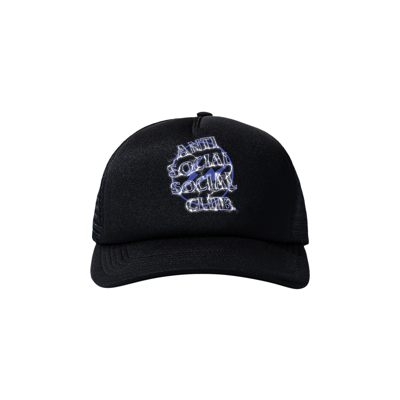 Pre-owned Anti Social Social Club X Fragment Design Bolt Hat 'black/navy'