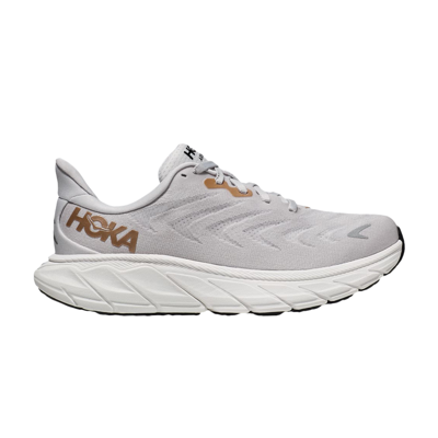 Pre-owned Hoka Wmns Arahi 6 Wide 'nimbus Cloud Rose Gold' In Grey
