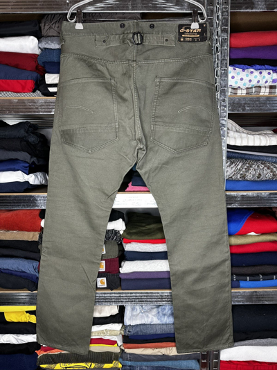 Pre-owned G Star Raw X Military 33/32 G-star Raw Us Lumber Straight Pants In Green