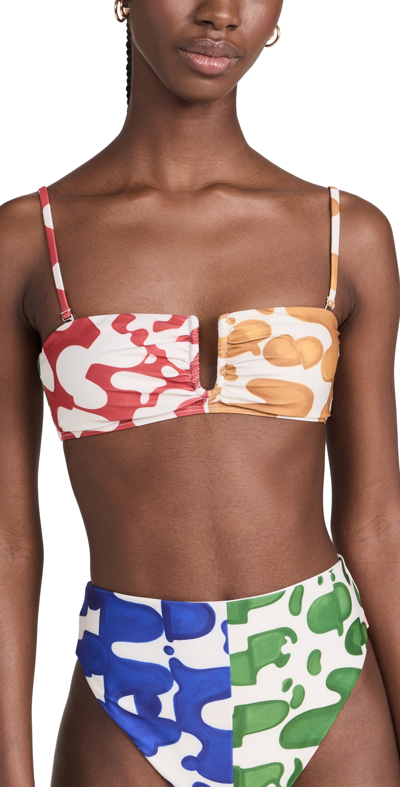 Shop Mara Hoffman Cruz Bikini Top Multi
