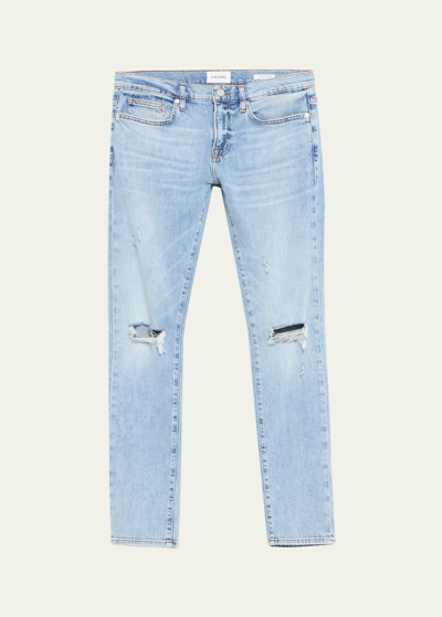 Shop Frame Men's L'homme Skinny-fit Denim Jeans In Baytown Rips