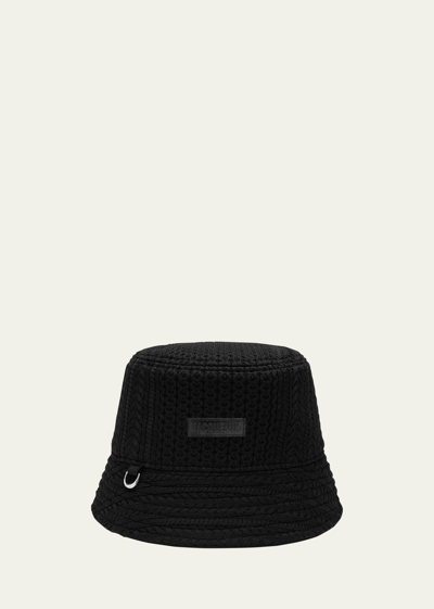 Shop Jacquemus Men's Le Bob Belo Bucket Hat In Black 990