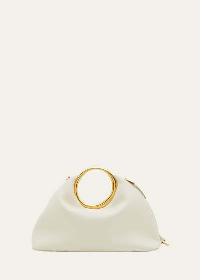 Shop Jacquemus Le Calino Ring Top-handle Bag In Light Ivory