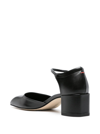 Shop Aeyde Magda Nappa Leather Black Shoes