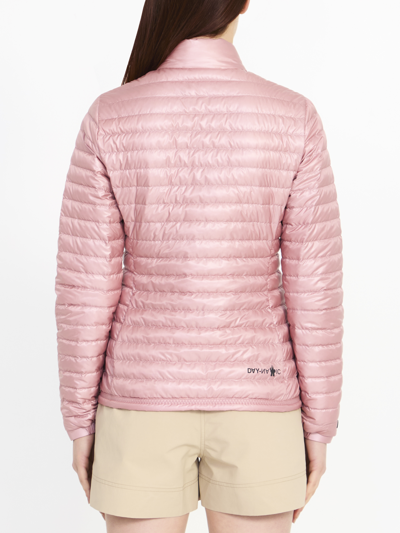 Shop Moncler Pontaix Short Down Jacket In Pink