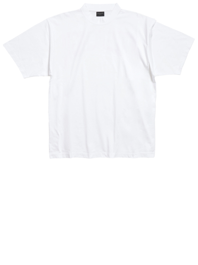 Shop Balenciaga Hand Drawn Tshirt In White