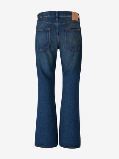 Shop Acne Studios Regular Fit Jeans In Blau Denim