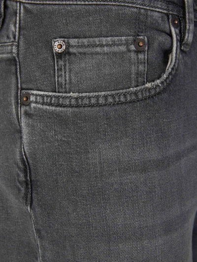 Shop Acne Studios Slim Fit River Jeans In Gris Fosc