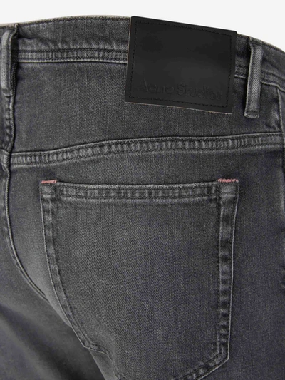 Shop Acne Studios Slim Fit River Jeans In Gris Fosc