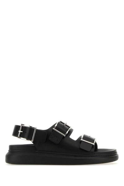 Shop Alexander Mcqueen Sandals In Black