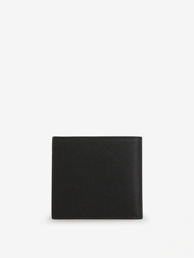 Shop Alexander Mcqueen Printed Leather Wallet In Negre