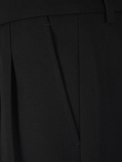 Shop Alexander Wang Formal Wool Pants In Negre