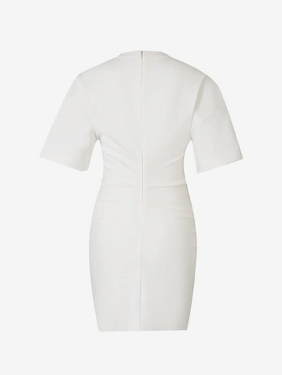 Shop Alexander Wang Plain Mini Dress In Blanc