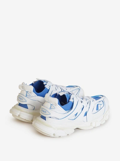 Shop Balenciaga Track Sock Sneakers In Blanc