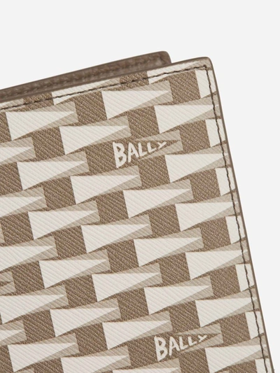 Shop Bally Logo Printed Wallet In Marró