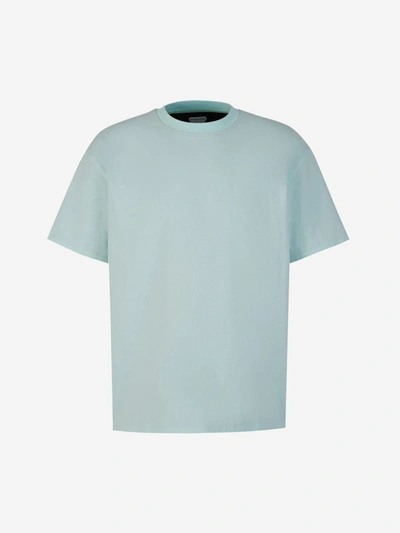 Shop Bottega Veneta Double Layer T-shirt In Blau Cel