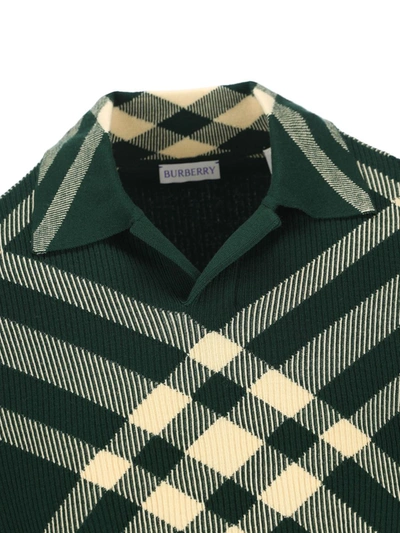 Shop Burberry T-shirts And Polos In Daffodil Ip Check