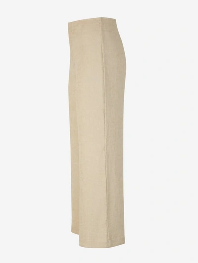 Shop By Malene Birger Marchei Formal Pants In Crema