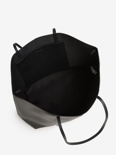 Shop By Malene Birger Tote Abilla Shoulder Bag In Negre