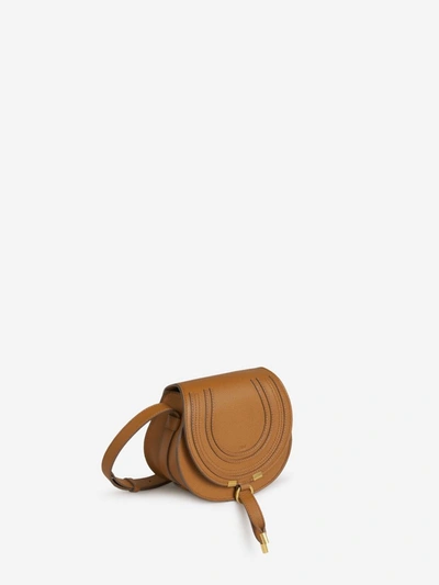Shop Chloé S Marcie Crossbody Bag In Camel