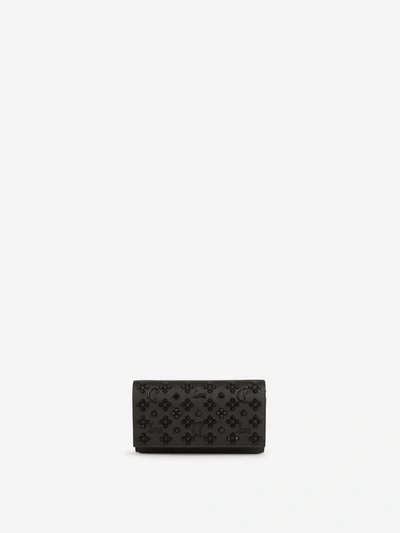 Shop Christian Louboutin Leather Clutch Bag In Rosa Pal
