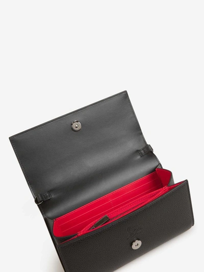 Shop Christian Louboutin Leather Clutch Bag In Rosa Pal