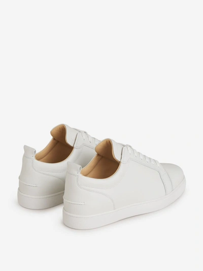 Shop Christian Louboutin Louis Junior Sneakers In Blanc