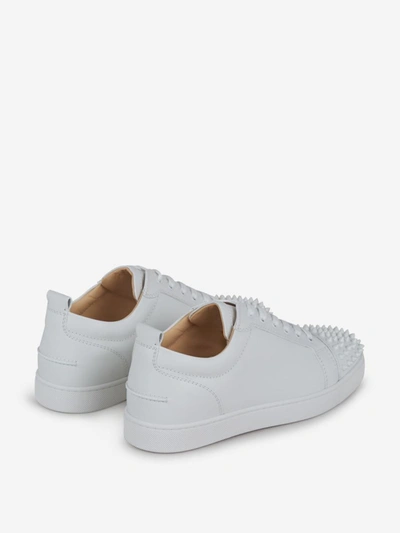 Shop Christian Louboutin Sneakers Louis Junior Spikes In Blanc