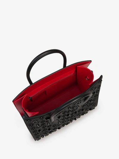 Shop Christian Louboutin Studded Hand Bag In Negre