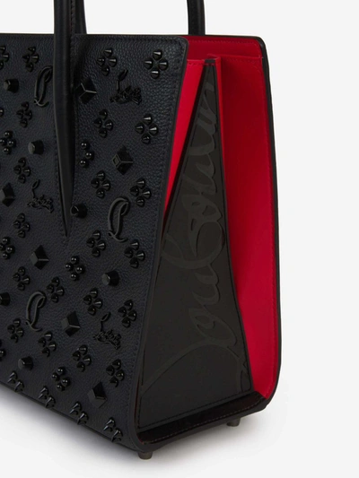 Shop Christian Louboutin Studded Hand Bag In Negre